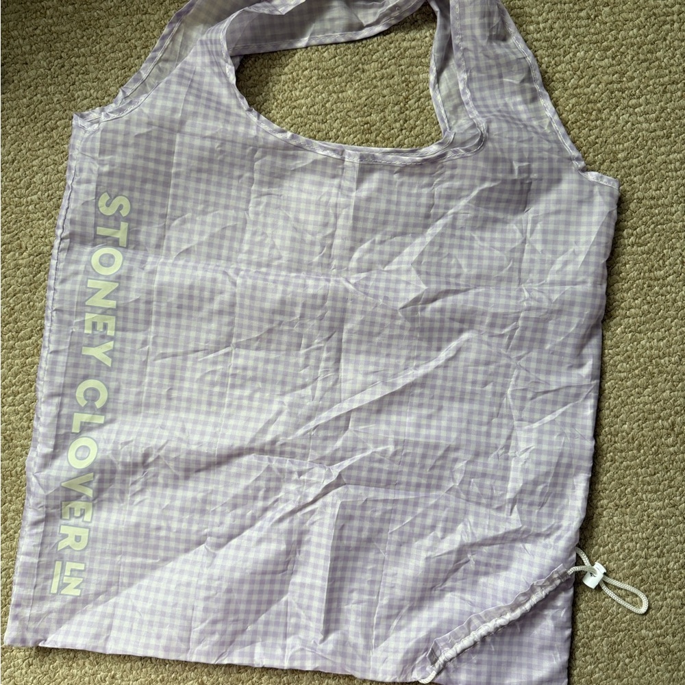 Stoney Clover Lane Purple Tote Bag Lightweight and Foldable